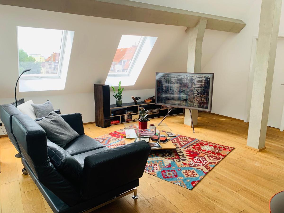 汉诺威Exklusives Penthouse Im Ehemaligen Bunker公寓 外观 照片